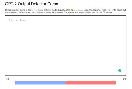 GPT-2 Output Detector Demo